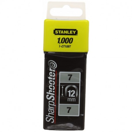 Stanley CT100 - Grapas para cable 12 mm 1000 piezas