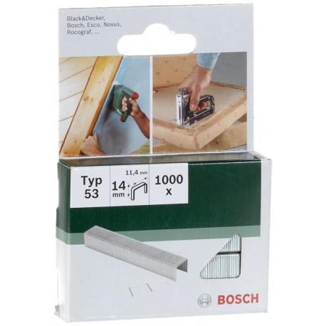 Bosch 2 609 255 823 - Grapa tipo 53 pack de 1000 