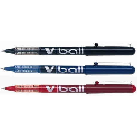 Pilot V-Ball - Rotulador, colores variados, 3 unidades