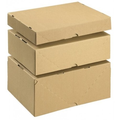 SmartBox Ref 144667114 - Caja de cartón con tapa 10 unidades, A4, 305 x 215 x 100 mm 