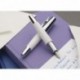 Faber-Castell 148591 - Pluma estilográfica E-motion con cuerpo en resina de color blanco, guilloqueada con el diseño romboida