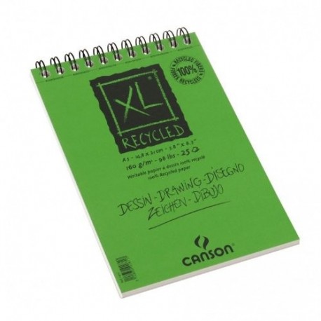 Canson - Album Espiral A5 Microperforado 25h. XL Recicled