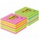 Post-it 2028NX2 - Notas adhesivas 76 x 76 mm, 2 blocs de 450 hojas , colores rosa y verde