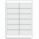 1200 etiquetas autoadhesivas sobre hojas a4-support 97 x 42,3 mm blanco 