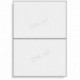 Universal y enviar de 200 etiquetas 210 x 148,5 mm-blanc – 100 hojas A4 3655 1 x 2