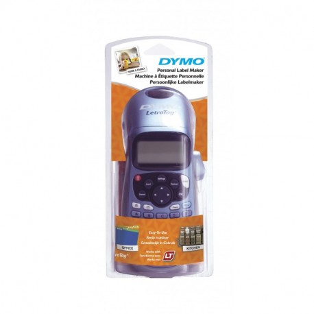 Dymo Letratag LT-100H - Impresora de etiquetas 13 caracteres, 8 estilos , color azul