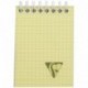 Clairefontaine 328665C - Bloc de escritura con doble espiral y tapa de PP, microperforado, Linicolor, DIN A7, 80 hojas, 90g,c