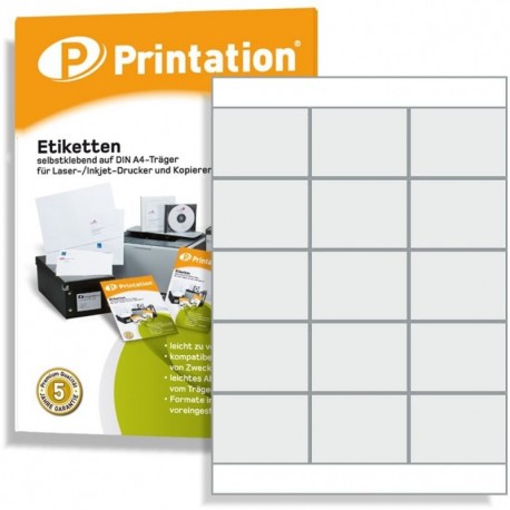 disquetes O. libro etiquetas 70 x 50,8 mm, autoadhesiva, color blanco – 1500 STK 100 A4 hojas 3 x 5 3669 4278