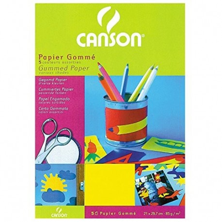 Canson Creative Learning PackGummed paper - Hojas de papel charol,
