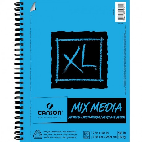 Pro-Art Canson XL multimedio Carta Pad 7"X 10"-60 fogli