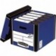 Fellowes Bankers Box Premium - Caja contenedora de archivos, 10 unidades, color azul
