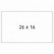 APLI 100919 - Pack de 6 rollos para etiquetadora, color blanco