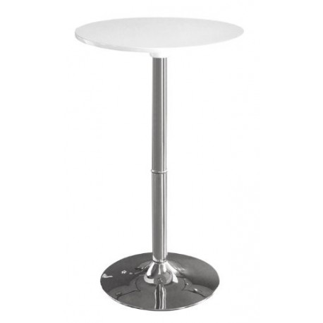 SixBros. Design - Mesa bar blanco/cromado - M-80402-H/161