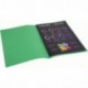 Exacompta 800004E - Lote de 100 Subcarpetas Rock"S 80, Color Verde