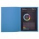Exacompta 800019E - Lote de 100 Subcarpetas Rock"S 80, Color Azul