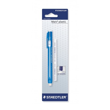 STAEDTLER 528 50BKDA. Portagomas para papel y papel vegetal. Paquete con una unidad de goma de recarga.