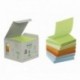 Post-it Recycled Z-Notes Pastel Rainbow Tower - Taco de Z-Notes de papel reciclado 6 x 100 unidades, 76 x 76 mm , multicolor