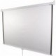 Pantalla de proyección Enrollable, Apta para HDTV, 203 x 203 cm, Pantalla Diagonal 113, de Color Blanco, Pantalla para proy