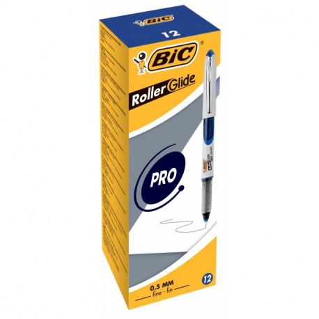 BiC 885789 - Bolígrafo de tinta líquida trazo de 0.5 mm, 12 unidades 