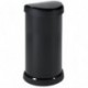 CURVER 176455 Touch - Papelera mecanismo de apertura con toque, 40 L , color negro metálico