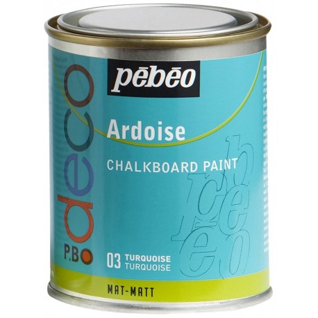 Pebeo - Pintura efecto pizarra 250 ml , color turquesa