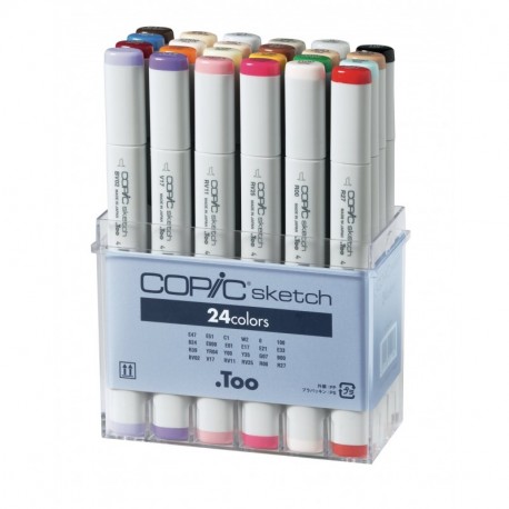 Copic - 21075524 - Set de 24 rotuladores para dibujo