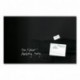 Sigel GL140 - Pizarra de cristal magnética, 100 x 65 cm, negro
