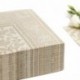 Papstar 11681 Tissue paper Champán 50pieza s - Servilleta de papel Champán, Tissue paper, Estampado, 54 g/m², FSC, 400 mm 