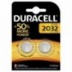 Duracell DL2032B2 - Pack de 2 pilas de botón - Litio - 3 V