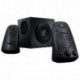 Logitech Z623 - Sistema de altavoces 2.1 con subwoofer, 200 W, RCA, 2 x entrada 3.5 mm, color negro