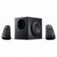 Logitech Z623 - Sistema de altavoces 2.1 con subwoofer, 200 W, RCA, 2 x entrada 3.5 mm, color negro