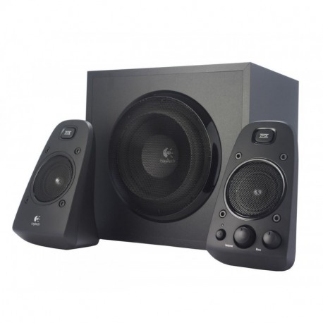 Logitech Z623 - Sistema de altavoces 2.1 con subwoofer, 200 W, RCA, 2 x entrada 3.5 mm, color negro