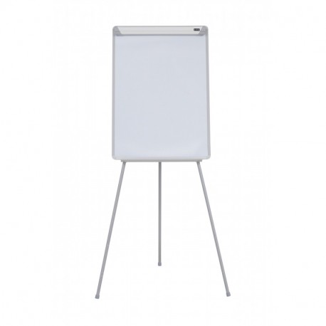 Bi-Office Easy - Pizarra Blanca con Caballete de Trípode, marco gris, 70 x 100 cm, para rotafolios