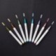 Papermania Metallic Pens - Rotulador permanente con punta redonda, 0.5 mm, 8 unidades , multicolor