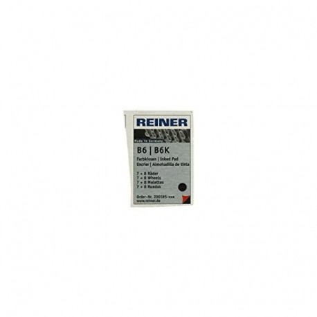 Reiner - Almohadilla B6K 8 tinta negra