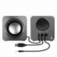 Arctic S111 - Altavoces para PC USB, 2.0, 3.5 mm color plata