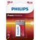 Philips 6LR61P1B/10 - Batería 9V ultra alcalina, 1-blister