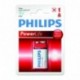 Philips 6LR61P1B/10 - Batería 9V ultra alcalina, 1-blister