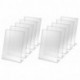 Sigel TA210 - Paquete de 10 expositores para hojas A4, transparente