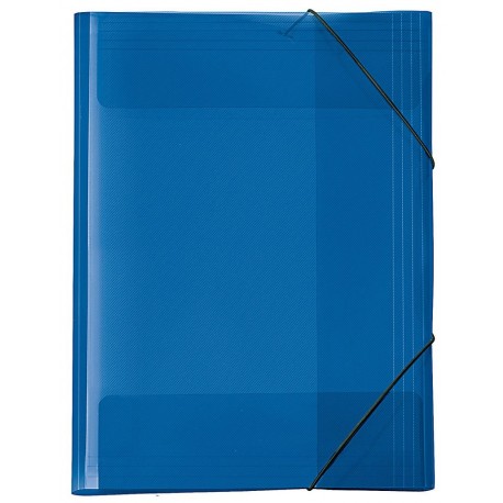 Carpeta archivadora A3, color azul transparente