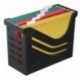 Jalema Atlanta Res - Caja reciclada para archivos incluye 5 archivos de varios colores , color negro