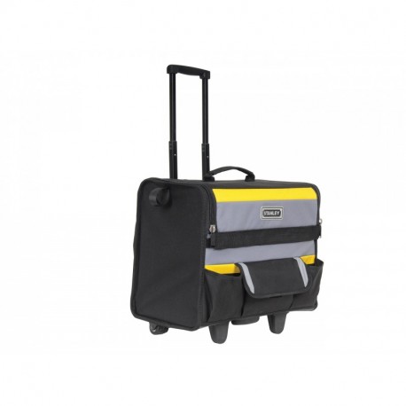 Stanley 1-97-515 Bolsa rígida con Ruedas, 46 cm, Negro, Gris, 45.7 cm