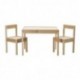 IKEA Childrens Kids Table & 2 Chairs Set Furniture 1 