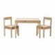 IKEA Childrens Kids Table & 2 Chairs Set Furniture 1 