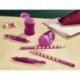 STABILO EASYsharpener - Sacapuntas ergonómico con depósito - Afila 3 diámetros distintos - Color rosa - Modelo para DIESTROS