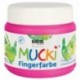 Mucki - Pinturas para dedos, color rosa