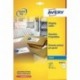 Avery España J8169-25 - Pack de 25 folios de etiquetas para envíos, 99.1 x 139 mm, color blanco