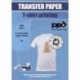 PPD Inyección de Tinta Papel de Transferencia para Camisetas de Blancas A4 x 10 hojas PPD-1-10 