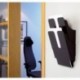 Durable FlexiPlus 1709008060 - Dispensador de folletos tamaño A4, vertical, 2 compartimentos , color negro