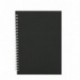 Pink Pig 74458 - Cuaderno de anillas mate negro tamaño A4